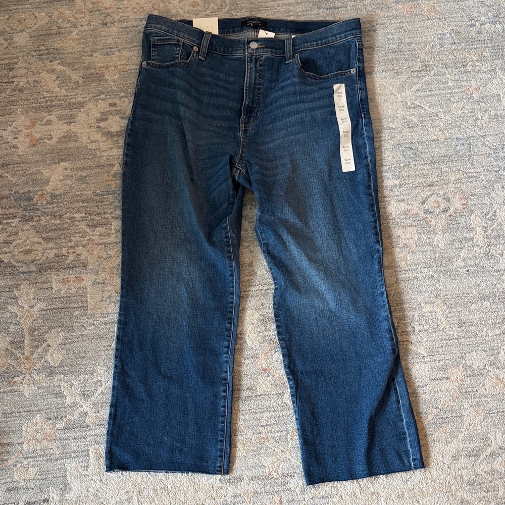Banana Republic High Rise Bootcut Cropped Jeans